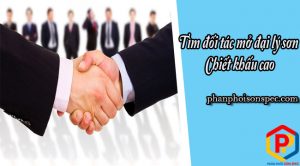 Tìm đối tác mở đại lý sơn chất lượng tốt