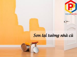 Cách sơn lại tường nhà cũ đúng quy trình