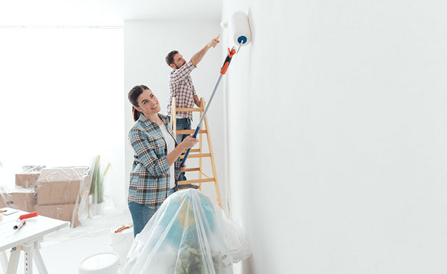 Sơn tường nhà đẹp với 3 cách đơn giản