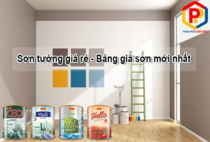Bảng giá sơn nước mới nhất