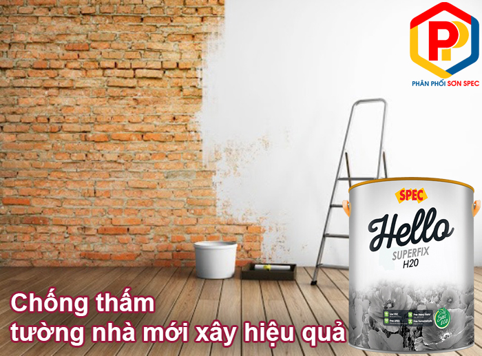 Chống thấm tường nhà mới xây