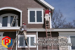 Quy trình thi công sơn chống nóng