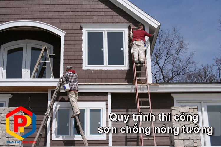 Quy trình thi công sơn chống nóng