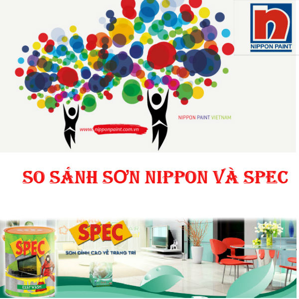 so sánh sơn Spec và Nippon