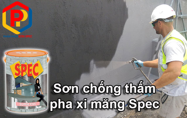 sơn chống thấm pha xi măng Spec